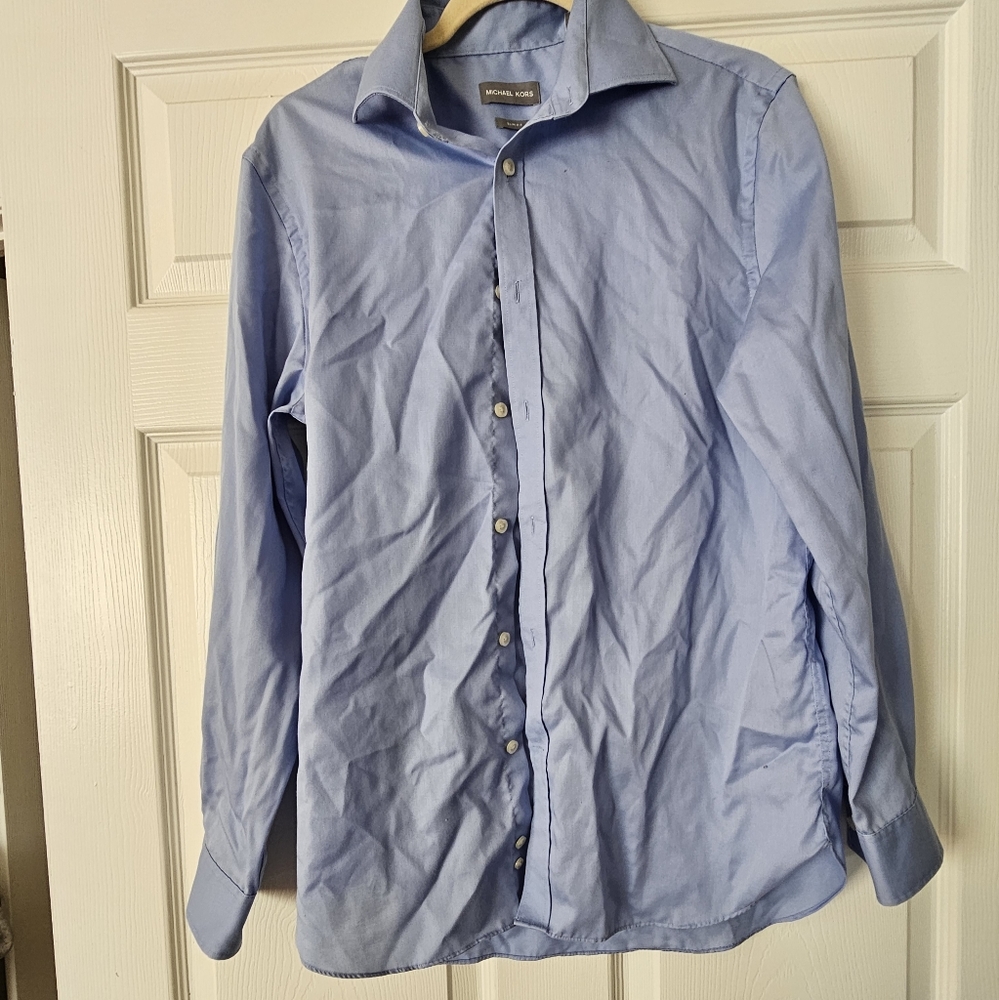 Michael Kors Blue Slim feet shirt